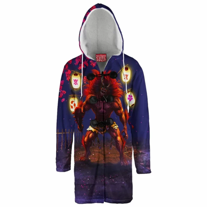 Lantern Oni Hooded Cloak Coat