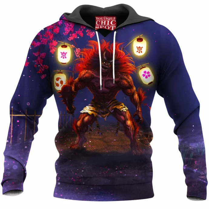 Lantern Oni Hoodie