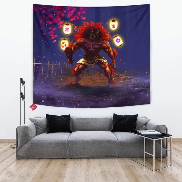 Lantern Oni Tapestry