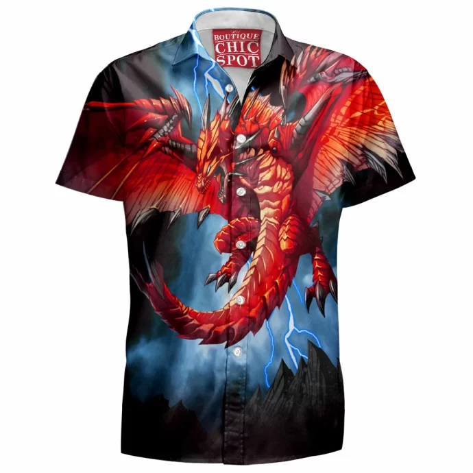 Red Dragon Hawaiian Shirt