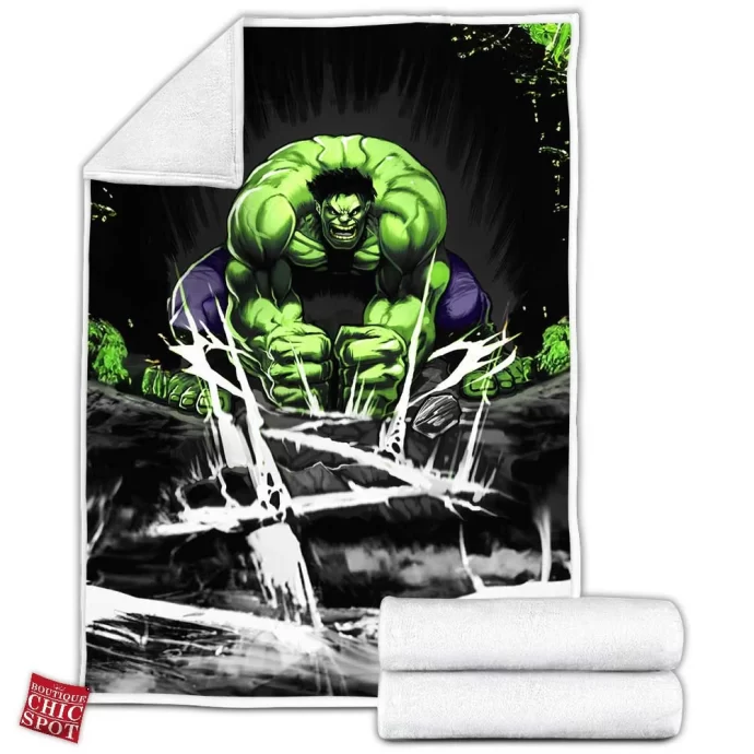 Hulk Smash Fleece Blanket