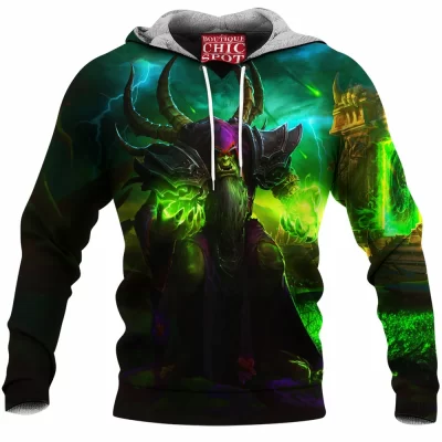 Game Fleece-Hoodie, Gul'dan Fleece-Hoodie, Dota Fleece-Hoodie, Warcraft Fleece-Hoodie
