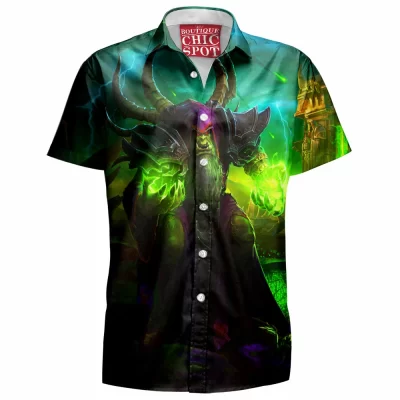 Game Hawaiian-Shirt, Gul'dan Hawaiian-Shirt, Dota Hawaiian-Shirt, Warcraft Hawaiian-Shirt