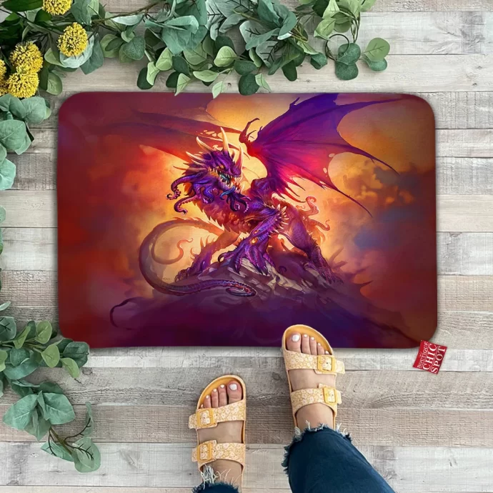 Nightmare Dragon Doormat