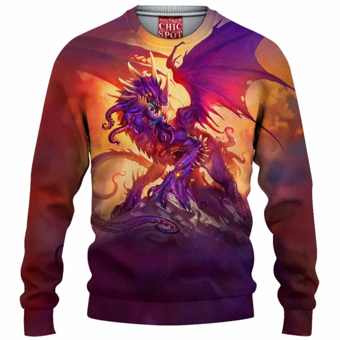 Nightmare Dragon Knitted Sweater