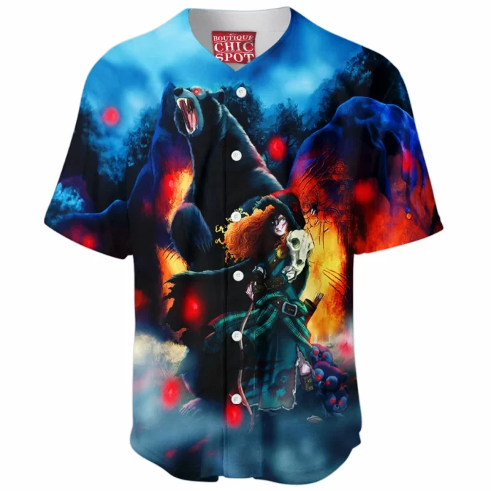 Twisted Princess Merida Baseball Jersey