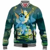 Anime Baseball-Jacket, Vaporeon Baseball-Jacket, Pokemon Baseball-Jacket
