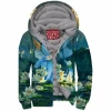 Anime Zip-Fleece-Hoodie, Vaporeon Zip-Fleece-Hoodie, Pokemon Zip-Fleece-Hoodie
