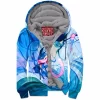 Anime Zip-Fleece-Hoodie, Greninja Zip-Fleece-Hoodie, Pokemon Zip-Fleece-Hoodie