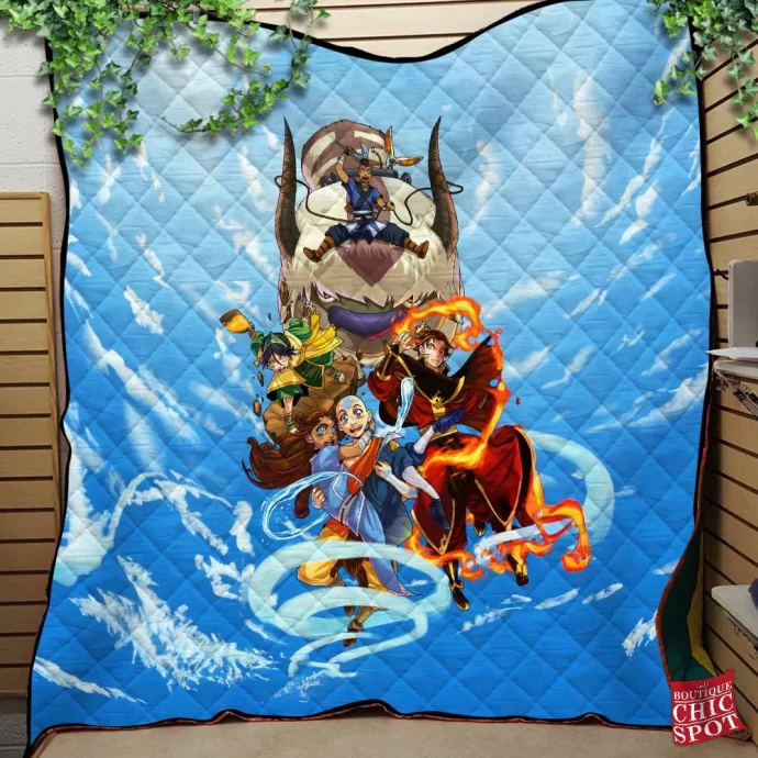 Avatar The Last Airbender Quilt Blanket