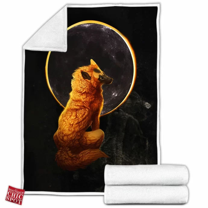 Wolf Fleece Blanket