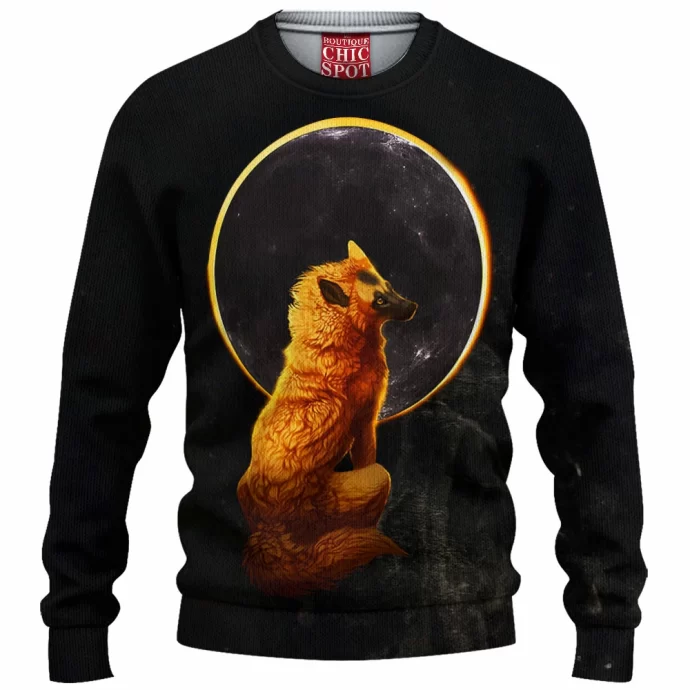 Wolf Knitted Sweater