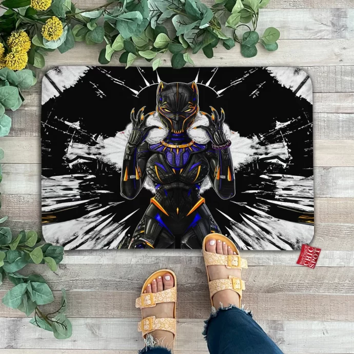 Shuri Mask Black Panther Icon Doormat