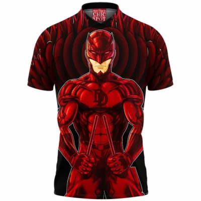 Comic Polo Shirt, Daredevil Polo Shirt