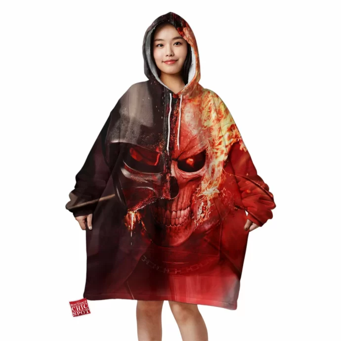 Vader Ghost Rider Blanket Hoodie