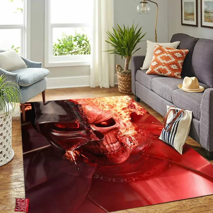 Vader Ghost Rider Rectangle Rug