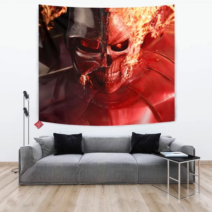 Vader Ghost Rider Tapestry