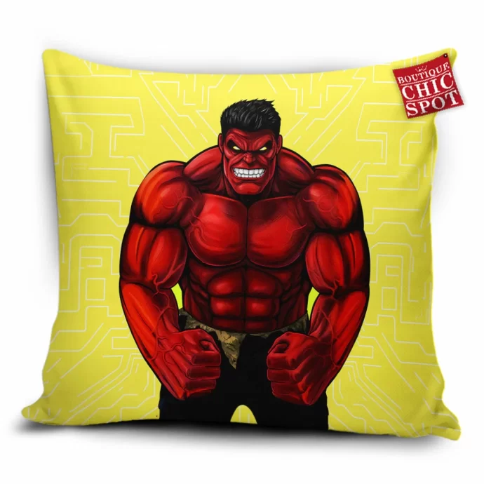 Red Hulk Pillow Cover