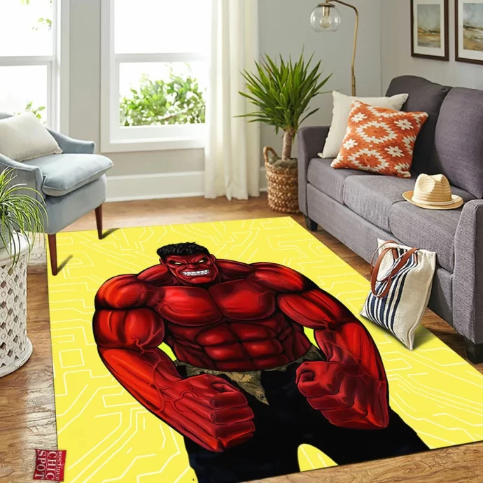 Red Hulk Rectangle Rug