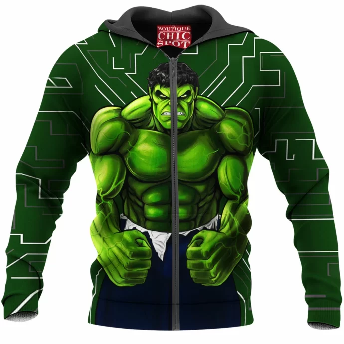 Hulk Zip Hoodie