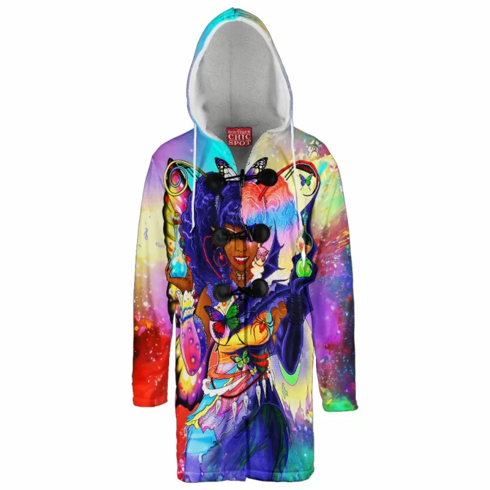 Sugar And Spice Hooded Cloak Coat