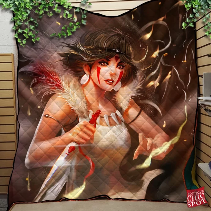 Princess Mononoke Quilt Blanket