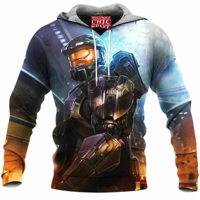 Game Fleece-Hoodie, Halo Fleece-Hoodie