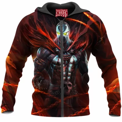 Comic Zip-Hoodie, Spawn Zip-Hoodie