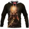 Horror Fleece-Hoodie, Predator Fleece-Hoodie, Sci-Fi Fleece-Hoodie