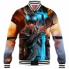 Anime Baseball-Jacket, Blue Exorcist Baseball-Jacket, Rin Okumura Baseball-Jacket