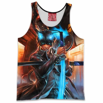 Anime Tank-Top, Blue Exorcist Tank-Top, Rin Okumura Tank-Top