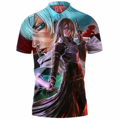 Anime Polo Shirt, Sword Art Online Polo Shirt