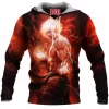 Anime Fleece-Hoodie, Dragon Ball Fleece-Hoodie, GoKu Fleece-Hoodie