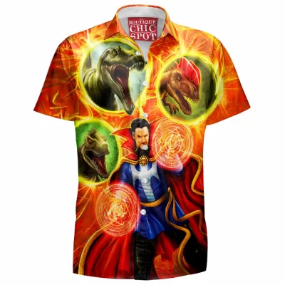 Comic Hawaiian-Shirt, Doctor Strange Hawaiian-Shirt, Dinosaur Hawaiian-Shirt