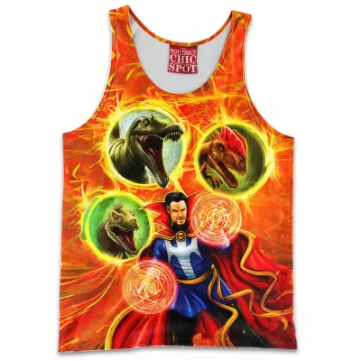 Comic Tank-Top, Doctor Strange Tank-Top, Dinosaur Tank-Top