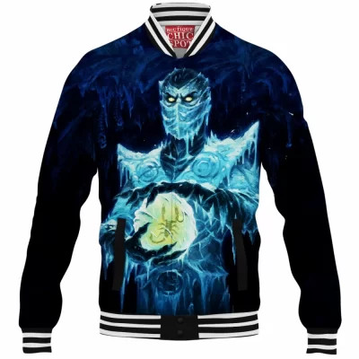 Game Baseball-Jacket, Sub Zero Baseball-Jacket, Mortal Kombat Baseball-Jacket