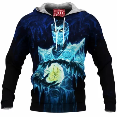 Game Fleece-Hoodie, Sub Zero Fleece-Hoodie, Mortal Kombat Fleece-Hoodie