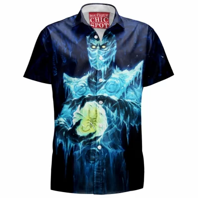 Game Hawaiian-Shirt, Sub Zero Hawaiian-Shirt, Mortal Kombat Hawaiian-Shirt