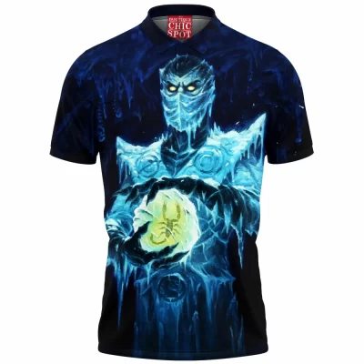 Game Polo Shirt, Sub Zero Polo Shirt, Mortal Kombat Polo Shirt