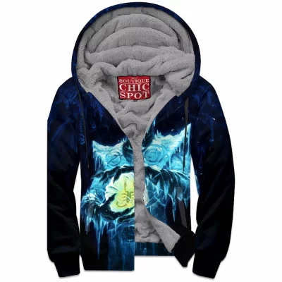 Game Zip-Fleece-Hoodie, Sub Zero Zip-Fleece-Hoodie, Mortal Kombat Zip-Fleece-Hoodie