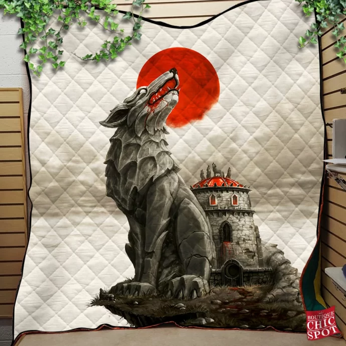 Wolf Quilt Blanket