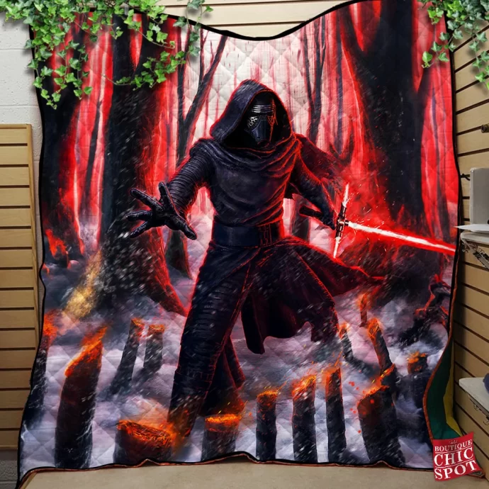 Kylo Ren Quilt Blanket