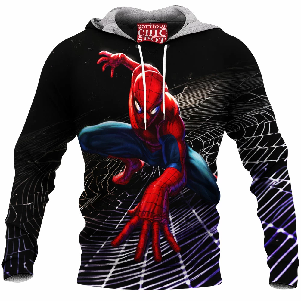 Comic Fleece-Hoodie, Spider-man Fleece-Hoodie 1 T TRINH Boutique 2791 Fleece Hoodie
