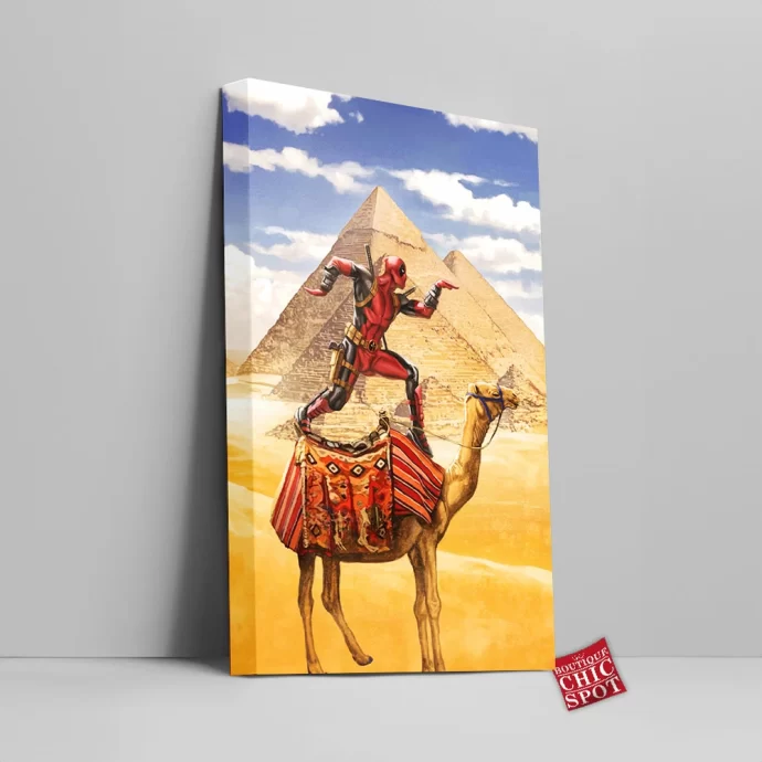 Pyramid X Deadpool Canvas Wall Art