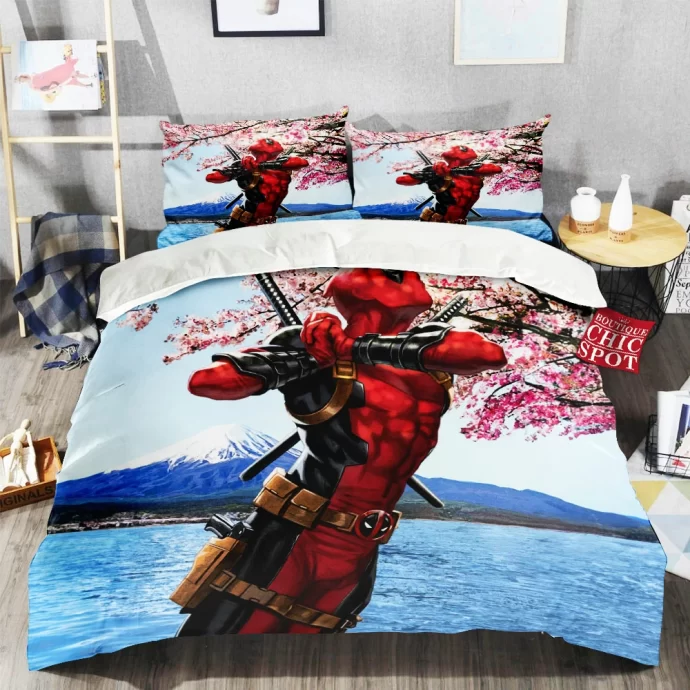 Mount Fugi X X Deadpool Bedding Set