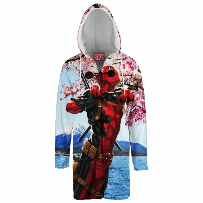 Mount Fugi X X Deadpool Hooded Cloak Coat