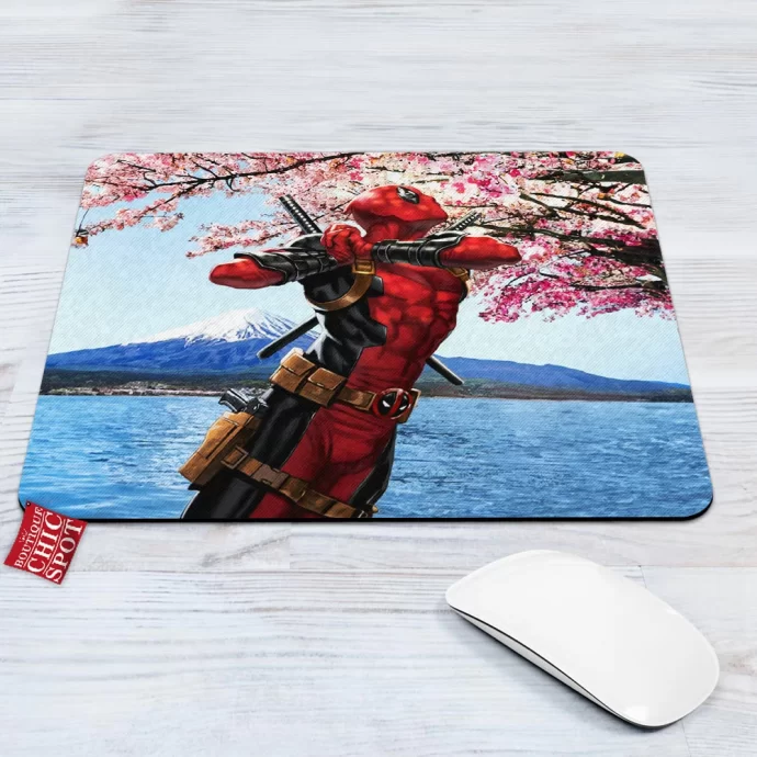 Mount Fugi X X Deadpool Mouse Pad