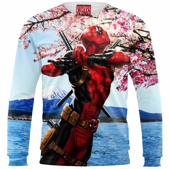 Mount Fugi X X Deadpool Sweatshirt