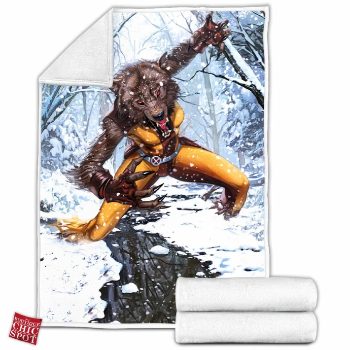 Wolfsbane Marvel Fleece Blanket