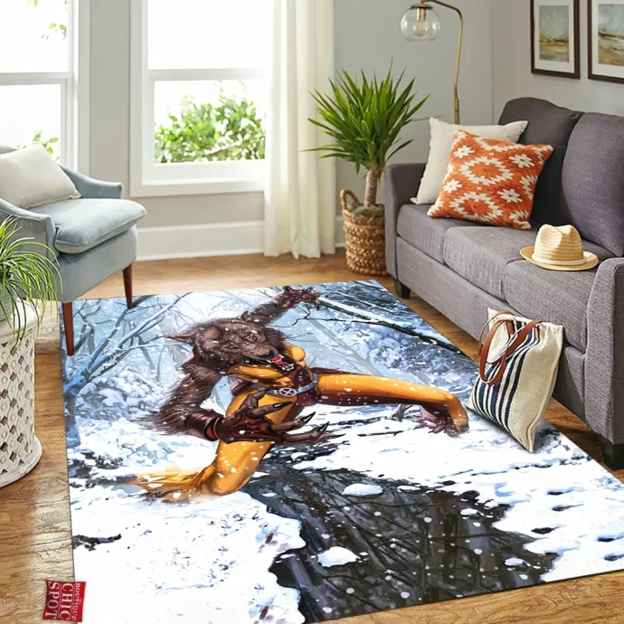 Wolfsbane Marvel Rectangle Rug